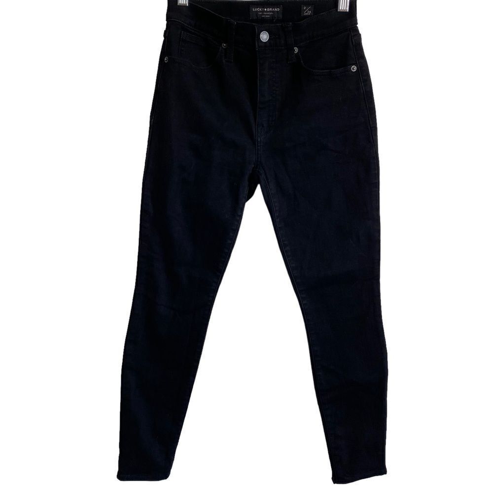 LUCKY BRAND Black Bridgette High Rise Skinny Jeans